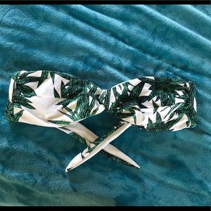 Mara Hoffman swim palms bandeau top